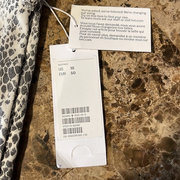 NWT HM Snakeprint Super Skinny Ankle ✨ - Picture 3 of 5